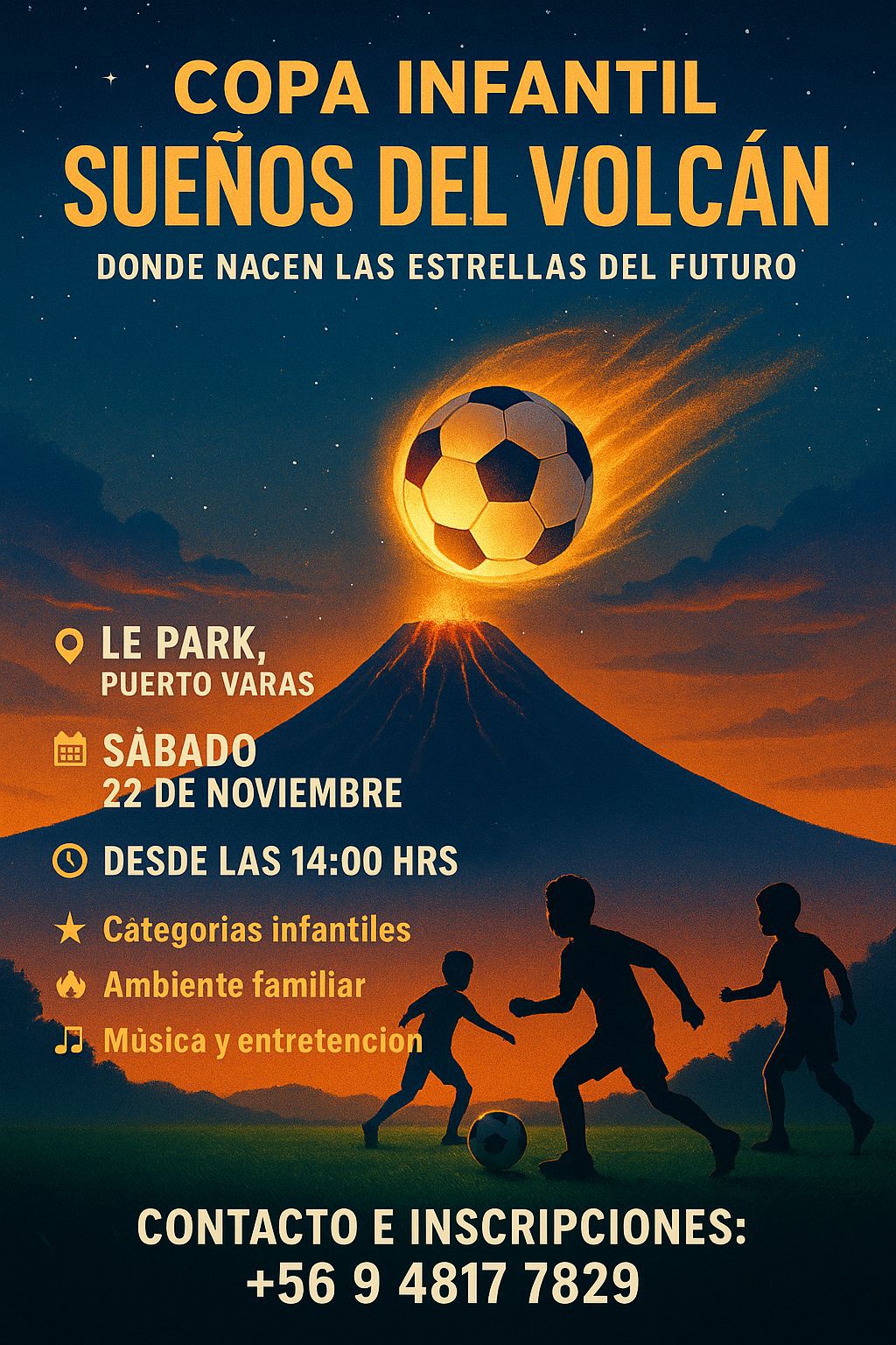 Afiche Copa Sueños del Volcán